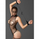 LEG AVENUE KINK BODYSTOCKING CON AROS GOLD Y ESPOSAS