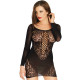 LEG AVENUE VESTIDO MANGAS LARGAS NEGRO TALLA UNICA