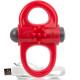 SCREAMING O ANILLO VIBRADOR RECARGABLE YOGA ROJO