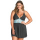 LEG AVENUE JERSEY LACE SLIP DRESS TALLA GRANDE