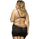 SUBBLIME QUEEN PLUS CHEMISE CON LIGUERO