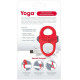 SCREAMING O ANILLO VIBRADOR RECARGABLE YOGA ROJO