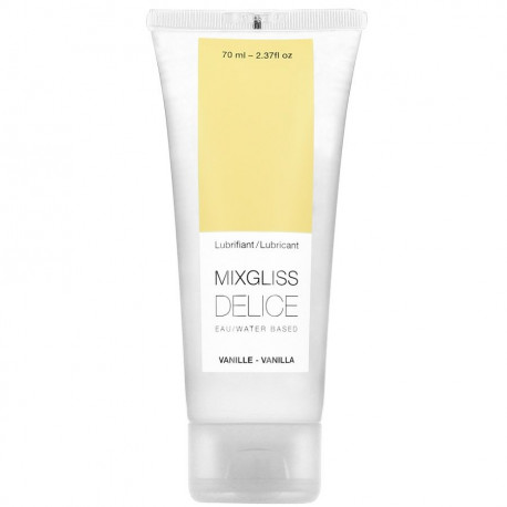 MIXGLISS LUBRICANTE BASE AGUA SABOR A VAINILLA 70ML