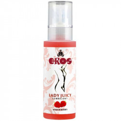 EROS LADY JUICY LUBRICANTE SABOR INTENSO FRESA 125ML