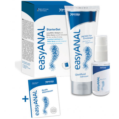 EASY ANAL STARTER SET LUBRICANTE RELAJANTE ANAL