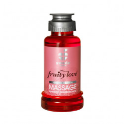 FRUITY LOVE ACEITE MASAJE EFECTOR CALOR 100 ML FRESAS CON SHAMPAGNE SWEDE