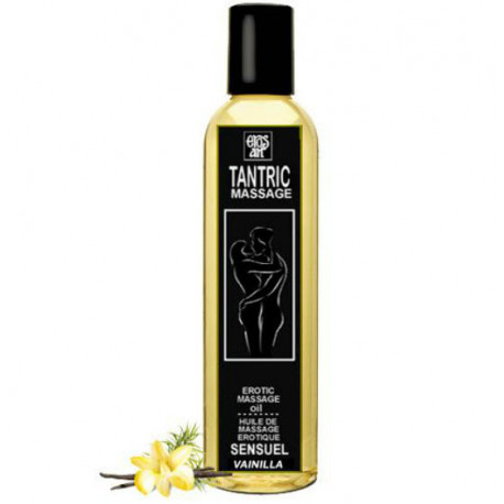 EROS ART ACEITE MASAJE TANTRICO NATURAL Y AFRODISiACO VAINILLA 200ML