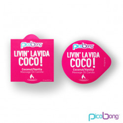 LIVING LA VIDA COCO MASSAGE OIL CANDLE