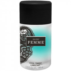 WET ELITE FEMME LUBRICANTE AGUA SILICONA EFECTO FRIO Y COSQUILLEO 148 ML