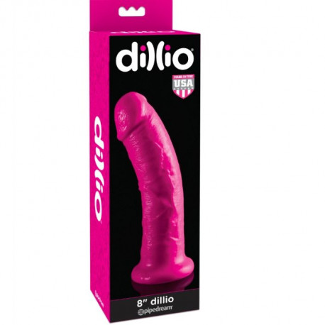 DILLIO DILDO CON VENTOSA 2032 CM ROSA