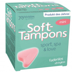 SOFT TAMPONS TAMPONES ORIGINALES MINI LOVE 3UDS