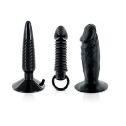 HUMPER BUTT PLUG ANAL KIT SET BLACK