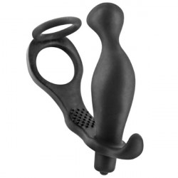 BLUE JUNKER COCKRING PLUG NEGRO VIBRADOR