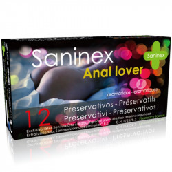 SANINEX ANAL LOVER PRESERVATIVOS AROMaTICOS 12 UDS