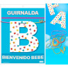GUIRNALDA BIENVENIDO BEBE (Cartulina 220gr)