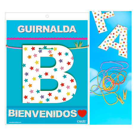 GUIRNALDA BIENVENIDOS CARTULINA 220gr