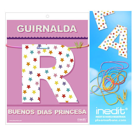 GUIRNALDA BUENOS DIAS PRINCESA Cartulina 220gr