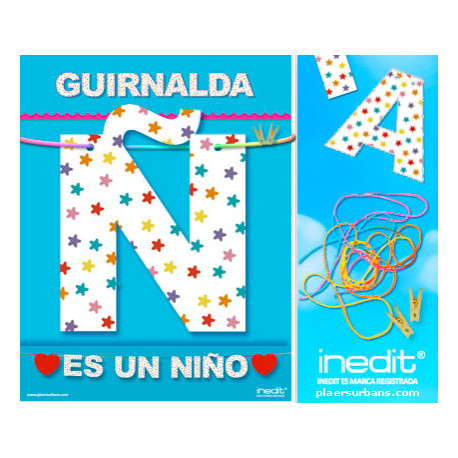 GUIRNALDA ES UN NINO Cartulina 220gr