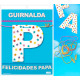 GUIRNALDA FELICIDADES PAPA Cartulina 220gr