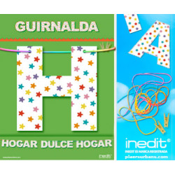 GUIRNALDA HOGAR DULCE HOGAR Cartulina 220gr