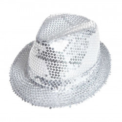 ALIV SOMBRERO CON LENTEJUELAS PLATA