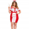 LEG AVENUE DISFRAZ ENFERMERA TALLA GRANDE 1X/2X