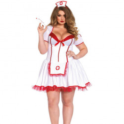 LEG AVENUE DISFRAZ ENFERMERA SEXY TALLA GRANDE 1X 2X