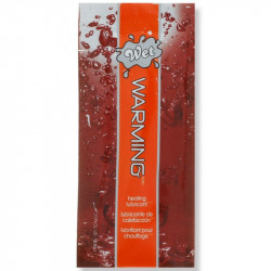 WET LUBRICANTE BASE AGUA EFECTO CALOR 10 ML