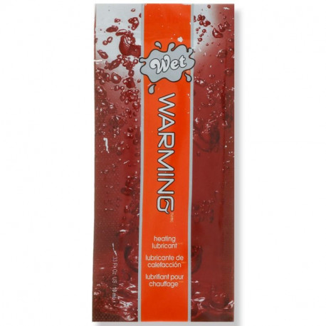 WET LUBRICANTE BASE AGUA EFECTO CALOR 10 ML