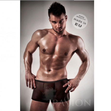 BOXER NEGRO 025 TRANSPARENTE BY PASSION MEN S M