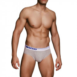 MACHO MC088 CALZONCILLO GRIS TALLA S