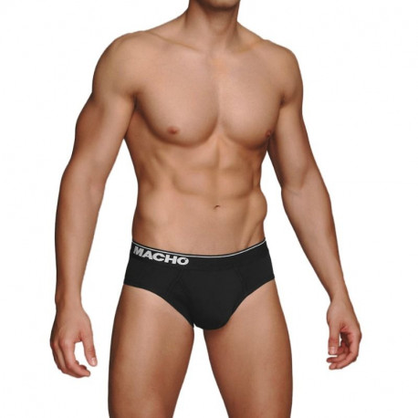 MACHO MC088 CALZONCILLO NEGRO TALLA S