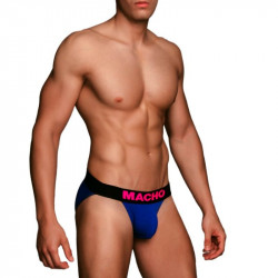 MACHO MS079 CALZONCILLO DEPORTIVO AZUL TALLA S