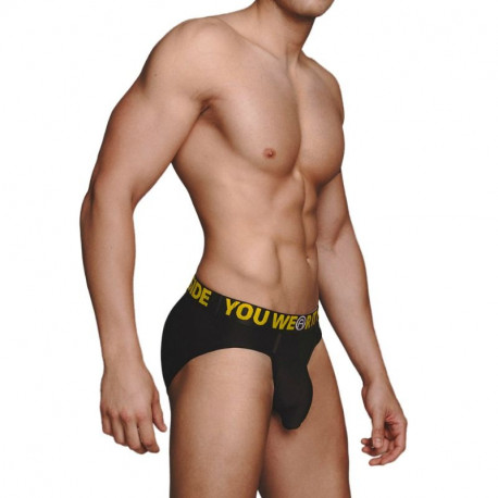 MACHO MX074 CALZONCILLO CON TROMPA NEGRO TALLA S
