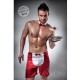 DISFRAZ CAMARERO 019 SEXY ROJO NEGRO BY PASSION MEN S M