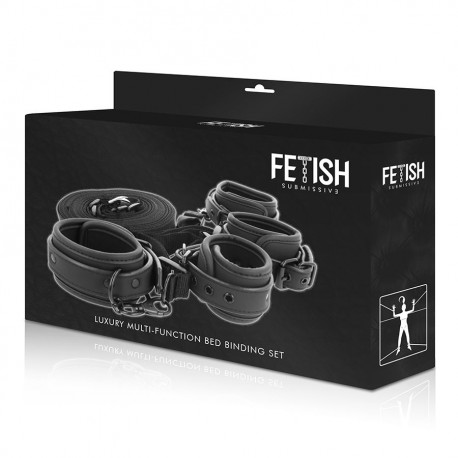 FETISH SUBMISSIVE SET DE ESPOSAS Y ATADURAS