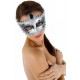 MASCARA VENECIANA ACABADO PLATEADA