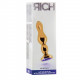 RICH R4 GOLD PLUG ANAL METAL PURPLE SAPHIRE 12CM