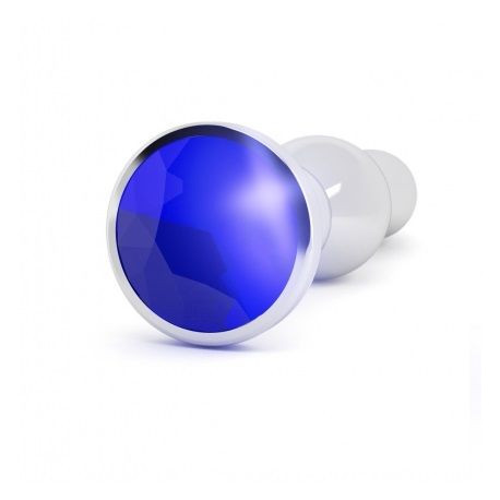RICH R4 SILVER PLUG ANAL METAL PURPLE SAPHIRE 12CM