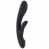 AVA VIBRADOR CON ESTIMULADOR CLITORIAL NEGRO