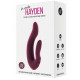 HAYDEN VIBRADOR CON ESTIMULACION CLITORIAL ROSA
