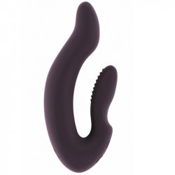 HAYDEN VIBRADOR CON ESTIMULACION CLITORIAL LILA