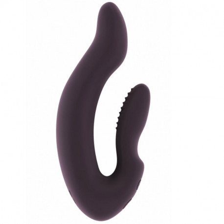 HAYDEN VIBRADOR CON ESTIMULACION CLITORIAL LILA