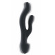 KEIRA VIBRADOR CON ESTIMULADOR CLITORIAL NEGRO