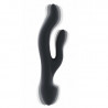KEIRA VIBRADOR CON ESTIMULADOR CLITORIAL NEGRO