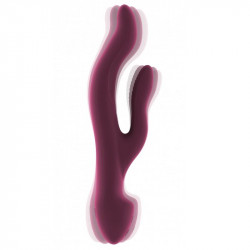 KEIRA VIBRADOR CON ESTIMULADOR CLITORIAL ROSA