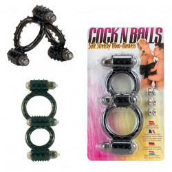 SEVENCREATIONS ANILLO VIBRACION TESTICULOS Y PENE