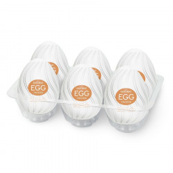 TENGA EGG PACK 6 TWISTER EASY ONA CAP