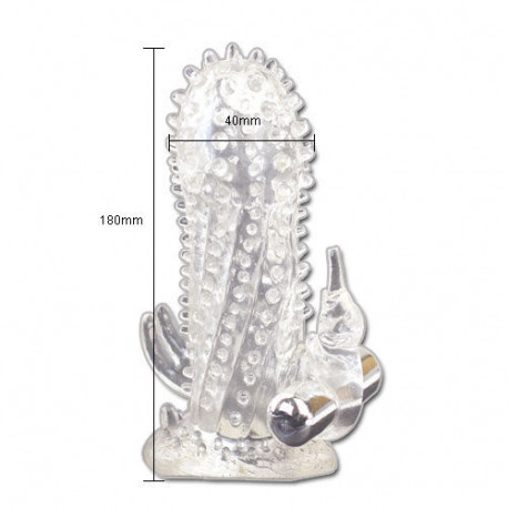 LY BAILE BRAVE EXTENSION PENE VIBRADOR RABBIT