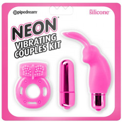NEON KIT DE PLACER PARA PAREJAS ROSA